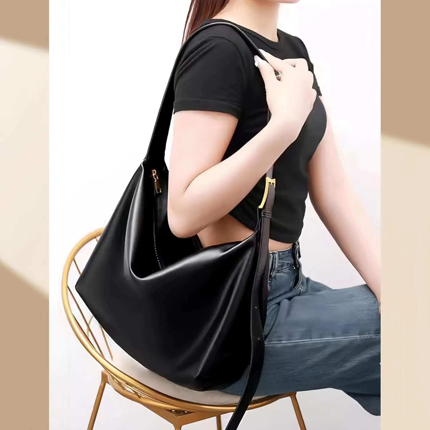 Women's Shoulder Handbags, Large Leather Tote Bag and Women's Tote Bag Purse Gift box packaging