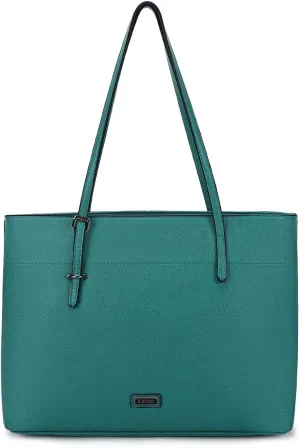 Women's Soft Faux Leather Tote Bag Purse Handbags Wallet Tote Shoulder Bag Purse Large Capacity
