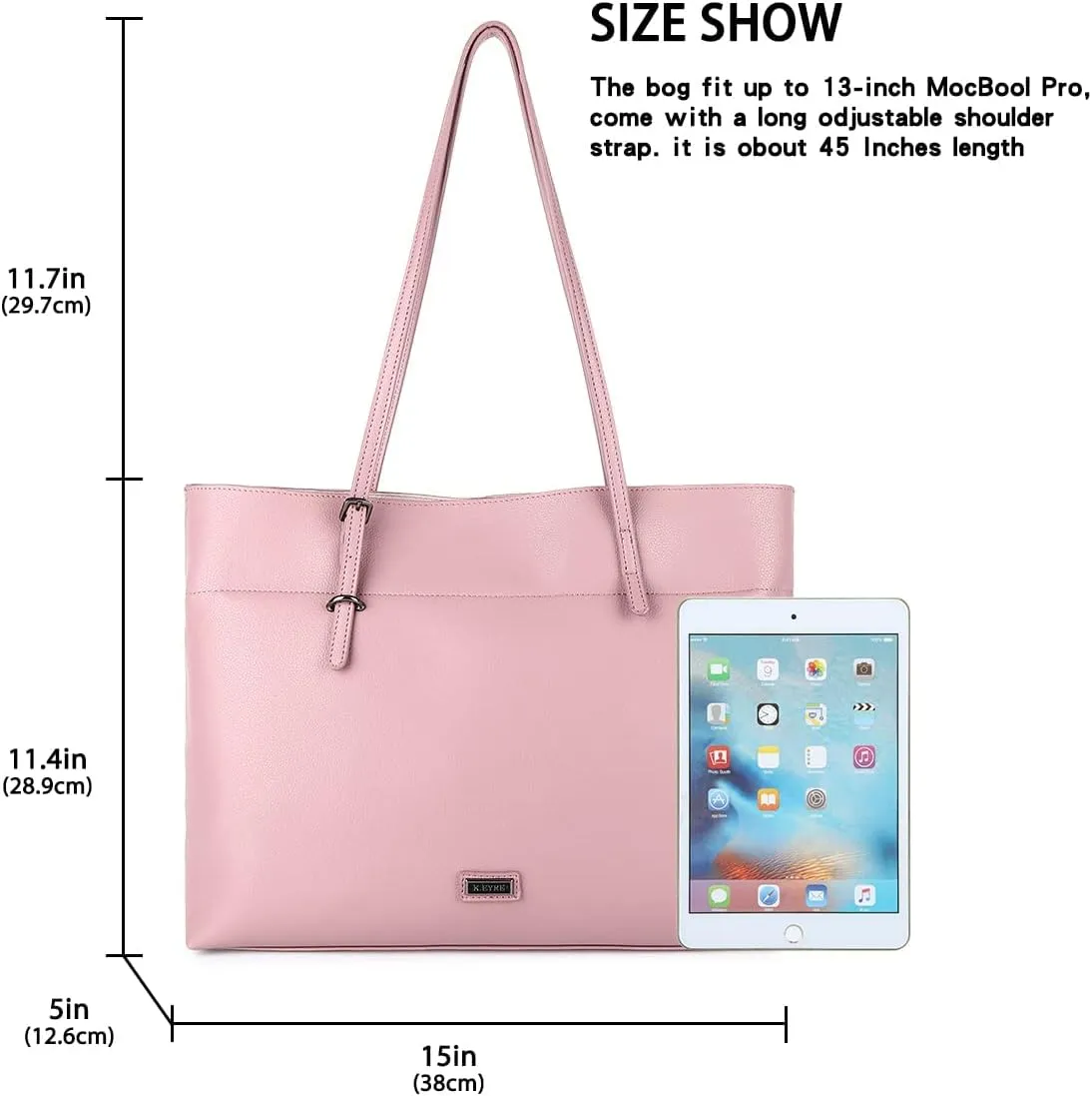 Women's Soft Faux Leather Tote Bag Purse Handbags Wallet Tote Shoulder Bag Purse Large Capacity