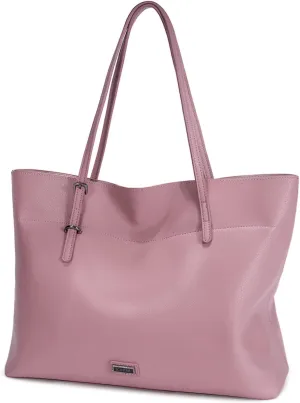 Women's Soft Faux Leather Tote Bag Purse Handbags Wallet Tote Shoulder Bag Purse Large Capacity