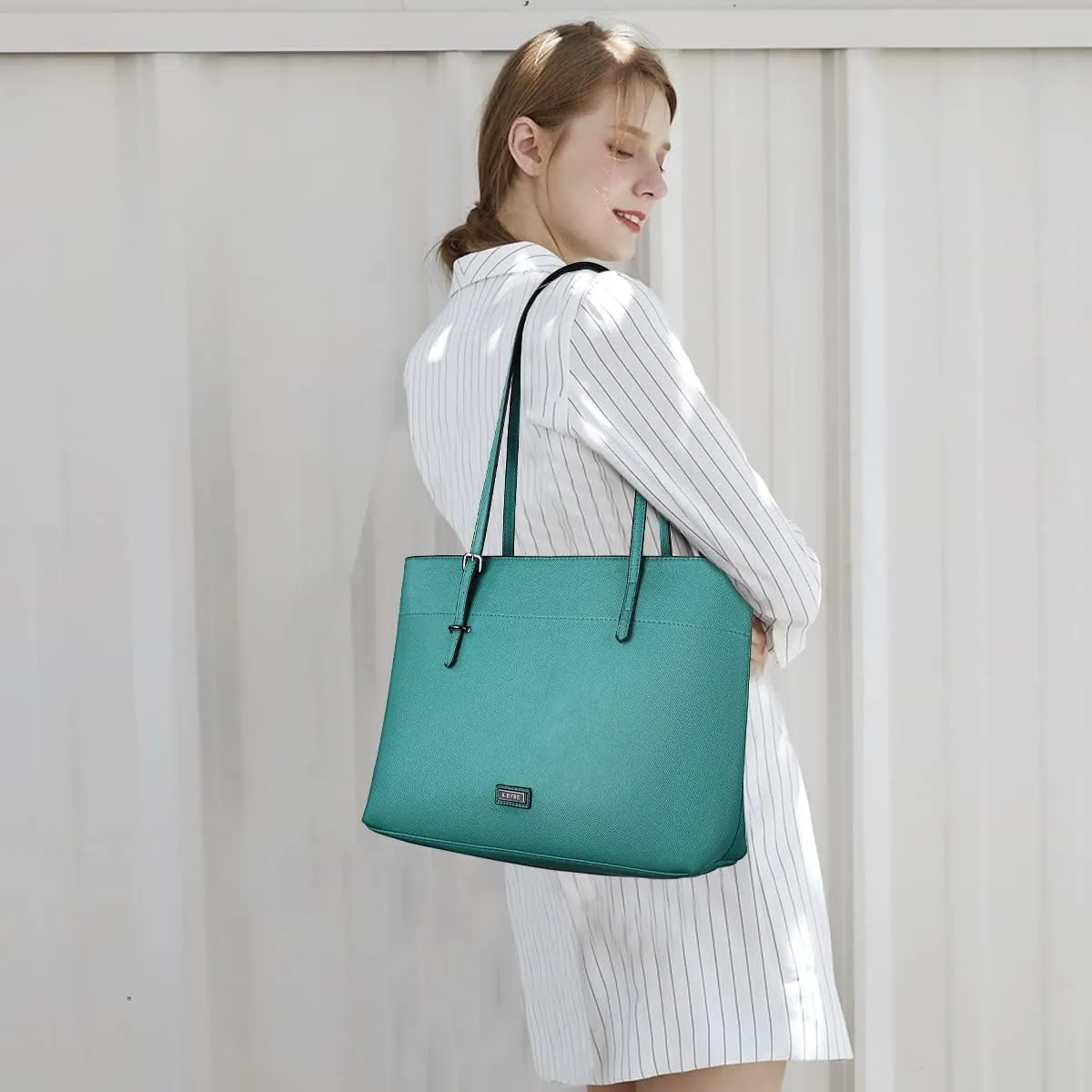 Women's Soft Faux Leather Tote Bag Purse Handbags Wallet Tote Shoulder Bag Purse Large Capacity