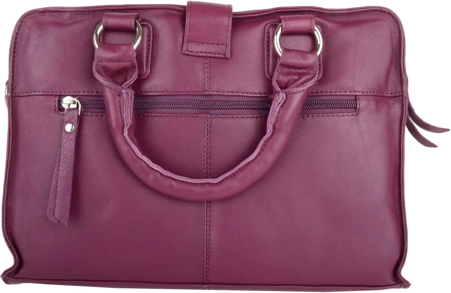 Womens Soft Premium Leather Hand Bag/Shoulder Bag with Detachable Strap