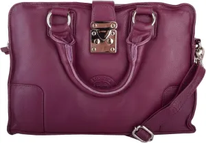 Womens Soft Premium Leather Hand Bag/Shoulder Bag with Detachable Strap
