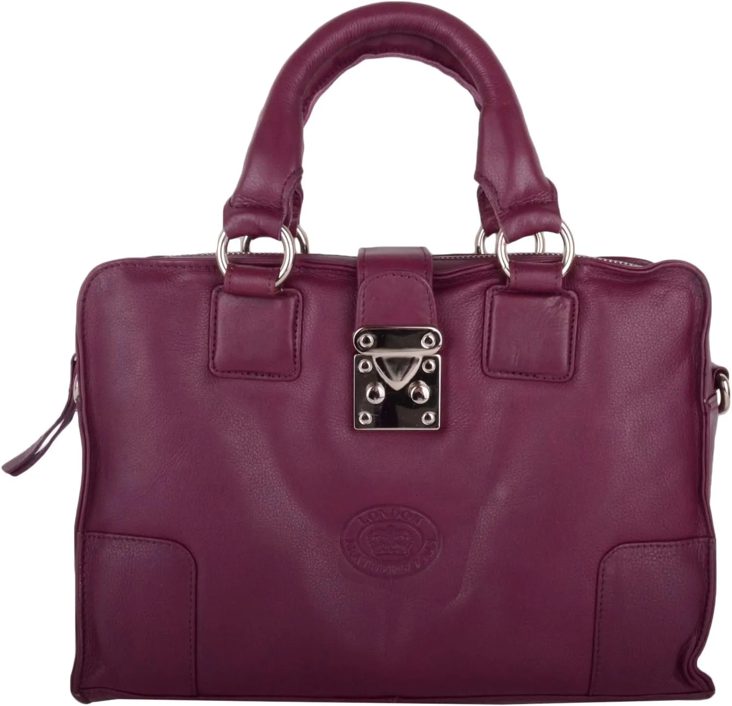 Womens Soft Premium Leather Hand Bag/Shoulder Bag with Detachable Strap