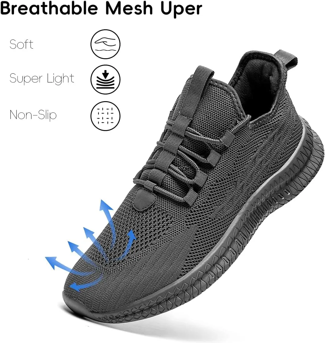 Women's Walking Shoes Casual Slip on Running Tennis Shoes Lightweight Breathable Non Slip Athletic Fashion Mesh Workout Casual Sports Sneakers