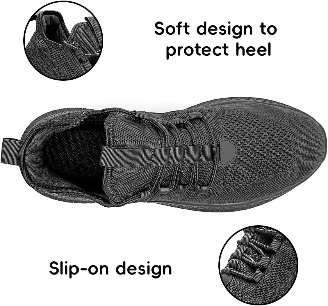 Women's Walking Shoes Casual Slip on Running Tennis Shoes Lightweight Breathable Non Slip Athletic Fashion Mesh Workout Casual Sports Sneakers
