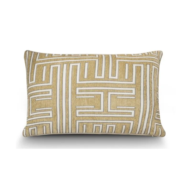 Woven Velvet Modern Cushion - Duck Feather Insert