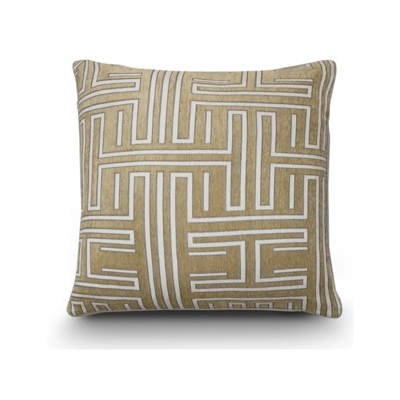 Woven Velvet Modern Cushion - Duck Feather Insert