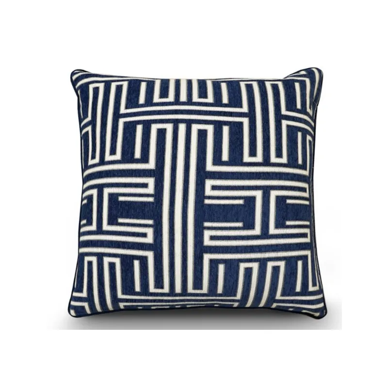 Woven Velvet Modern Cushion - Duck Feather Insert