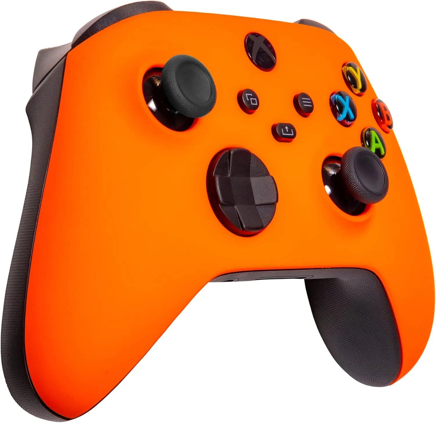 Xbox One Series X S Custom Soft Touch Controller - Soft Touch Feel, Added Grip, Neon Orange Color - Compatible with Xbox One, Series X, Series S