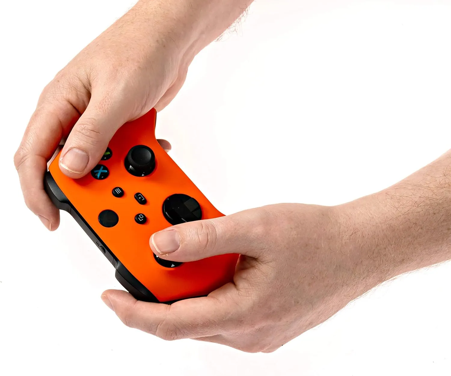 Xbox One Series X S Custom Soft Touch Controller - Soft Touch Feel, Added Grip, Neon Orange Color - Compatible with Xbox One, Series X, Series S