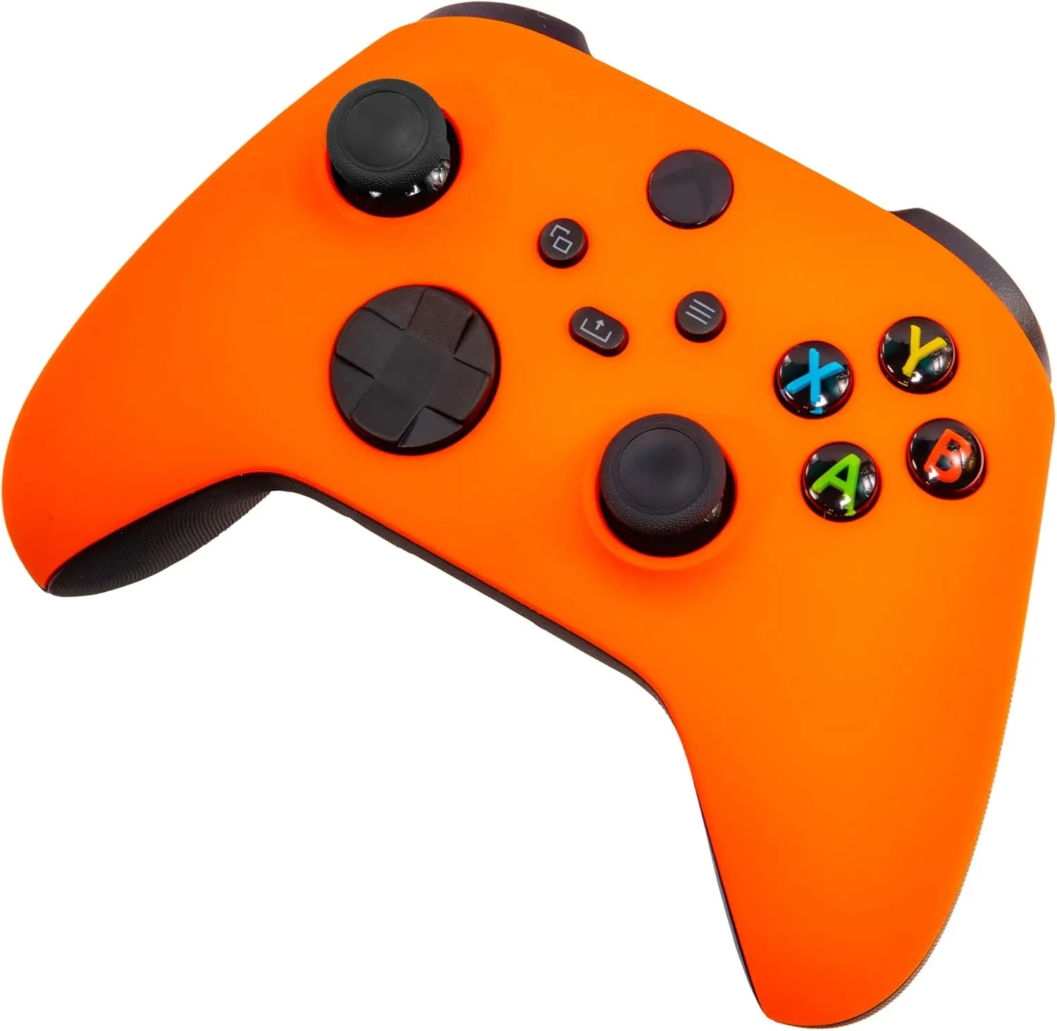 Xbox One Series X S Custom Soft Touch Controller - Soft Touch Feel, Added Grip, Neon Orange Color - Compatible with Xbox One, Series X, Series S