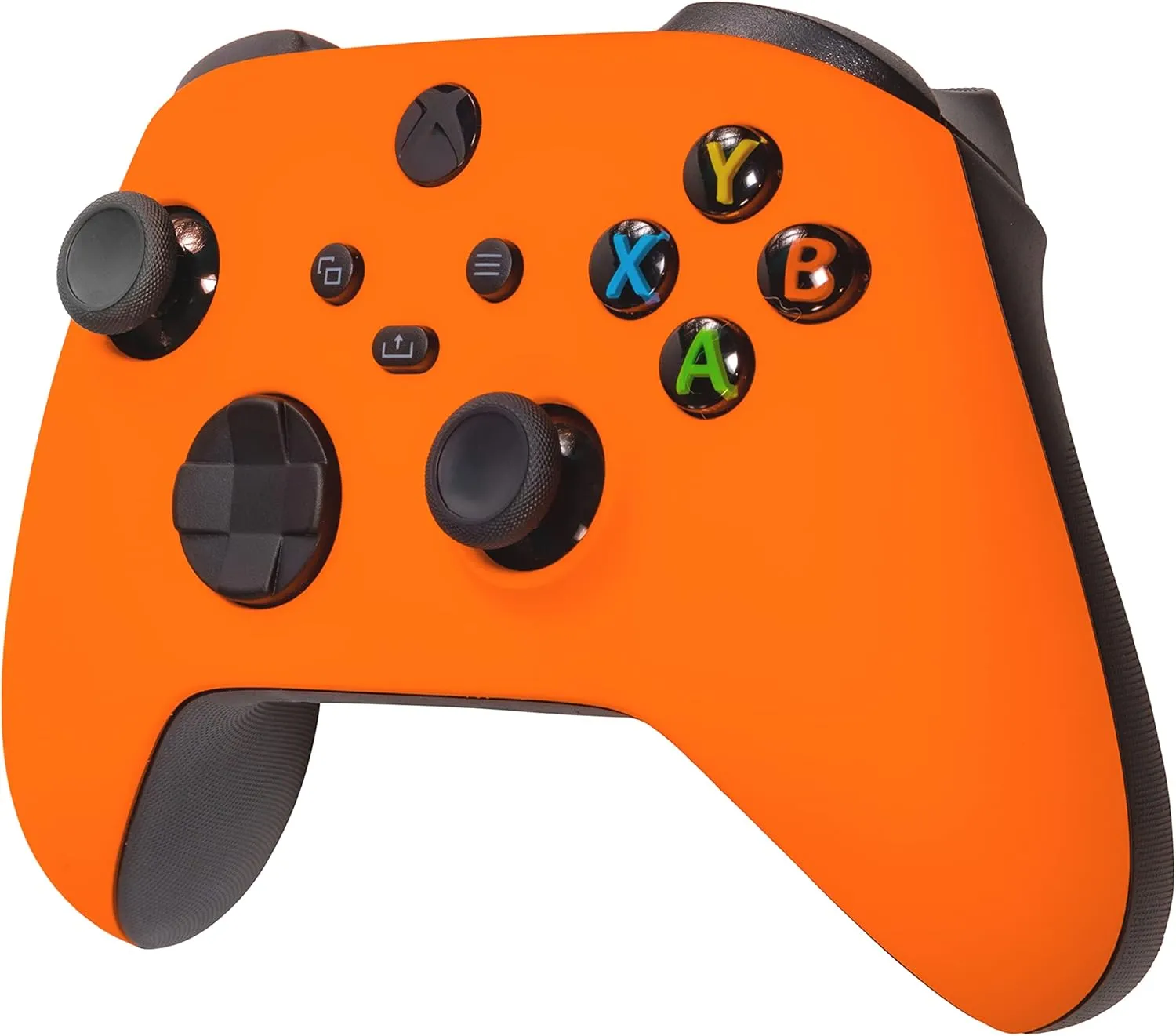 Xbox One Series X S Custom Soft Touch Controller - Soft Touch Feel, Added Grip, Neon Orange Color - Compatible with Xbox One, Series X, Series S