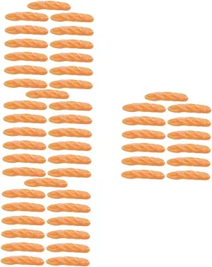 Yardwe 4sets 13pcs Mini Fake Bread Ornaments for Dollhouse Bakery Decoration Realistic Micro Scene Accessories for DIY Lovers and Mini Furniture Collectors 13pcs*4