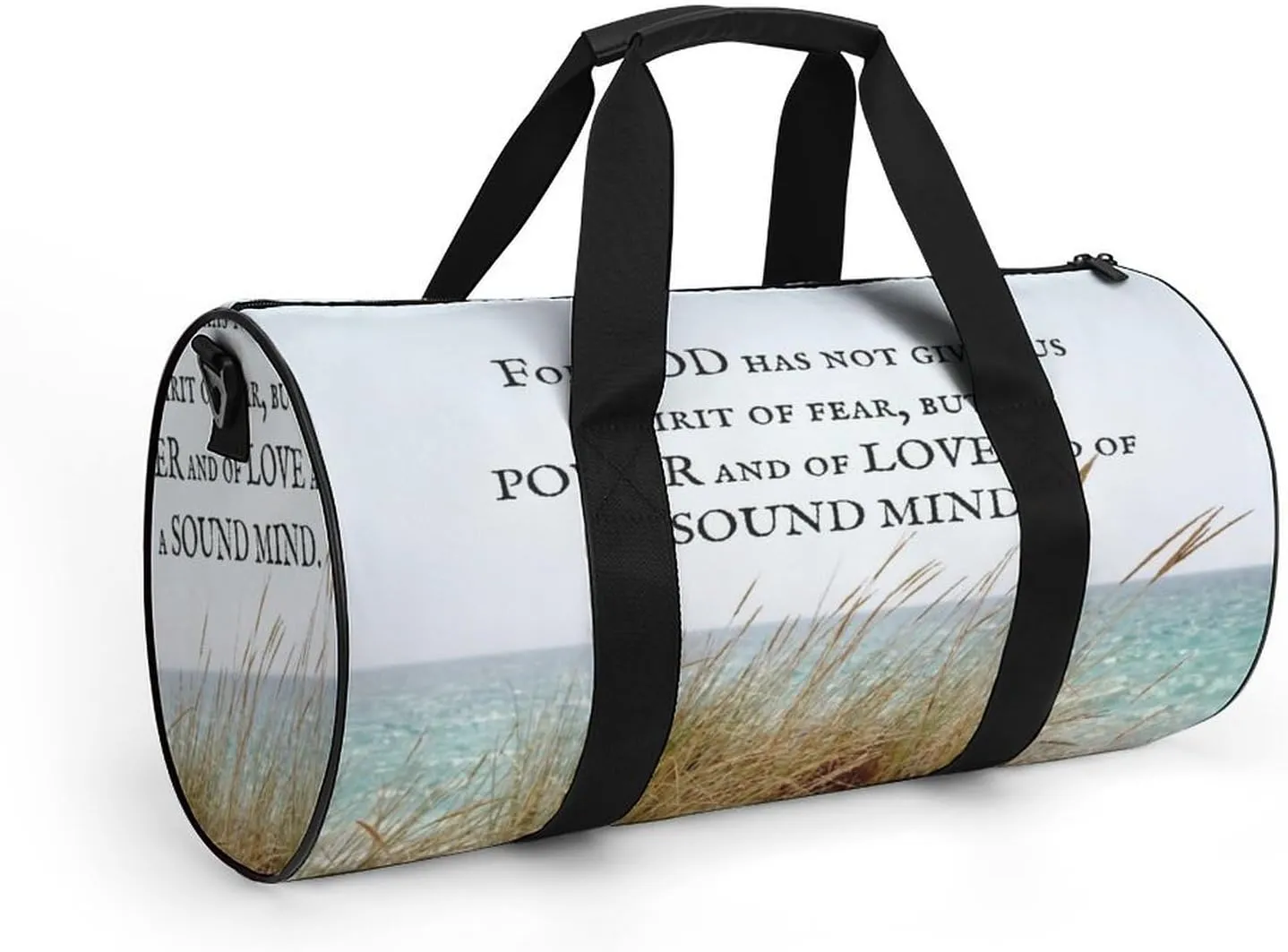 Yellow Lemons Pattern Fitness Bag Waterproof And Stain Resistant Suitable for Unisex