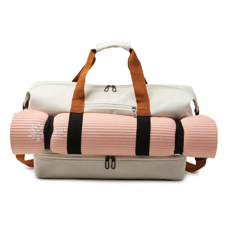 Yoga Fitness Printable Short-distance Couple Portable Travel Bags