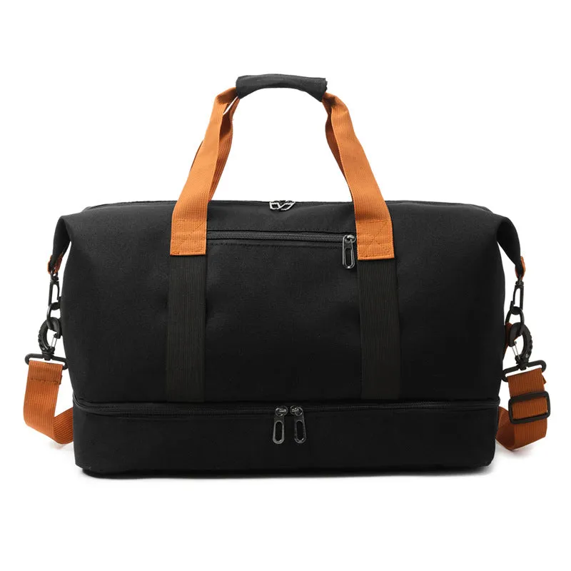 Yoga Fitness Printable Short-distance Couple Portable Travel Bags