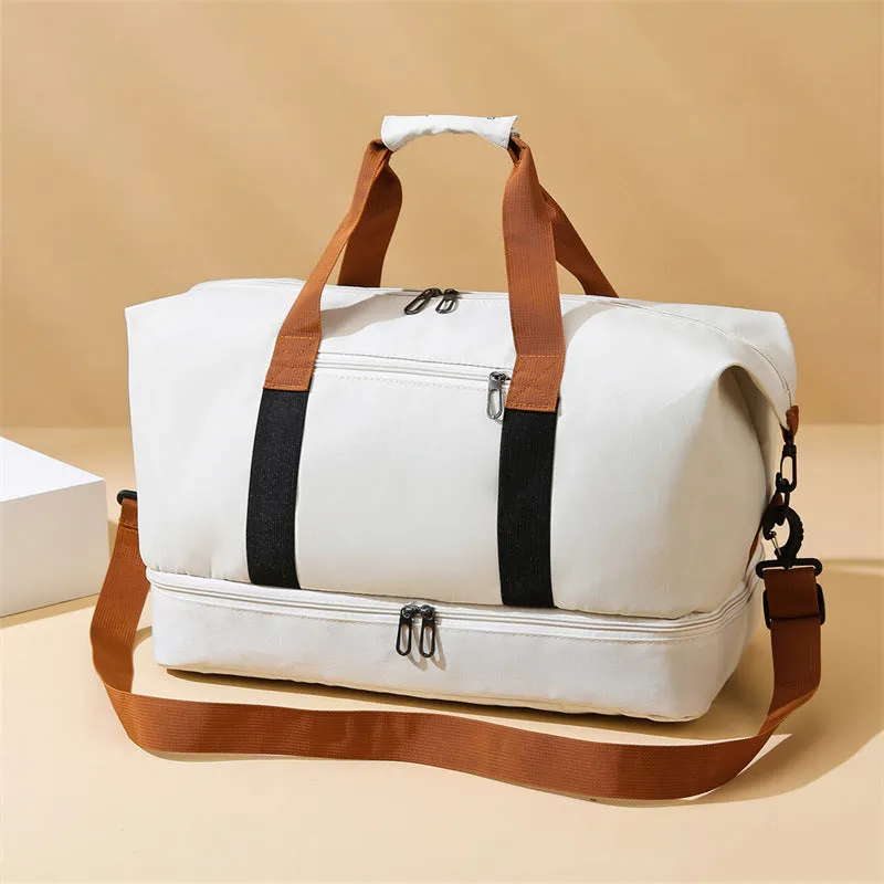 Yoga Fitness Printable Short-distance Couple Portable Travel Bags