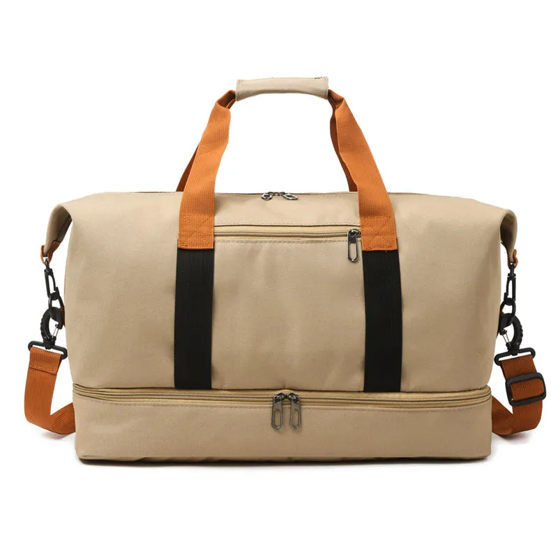 Yoga Fitness Printable Short-distance Couple Portable Travel Bags