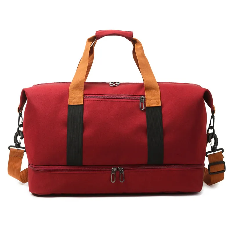 Yoga Fitness Printable Short-distance Couple Portable Travel Bags
