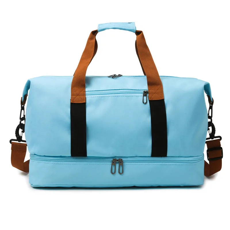 Yoga Fitness Printable Short-distance Couple Portable Travel Bags