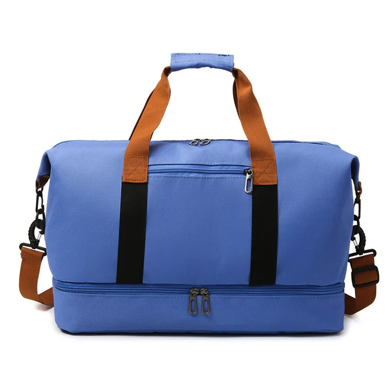Yoga Fitness Printable Short-distance Couple Portable Travel Bags