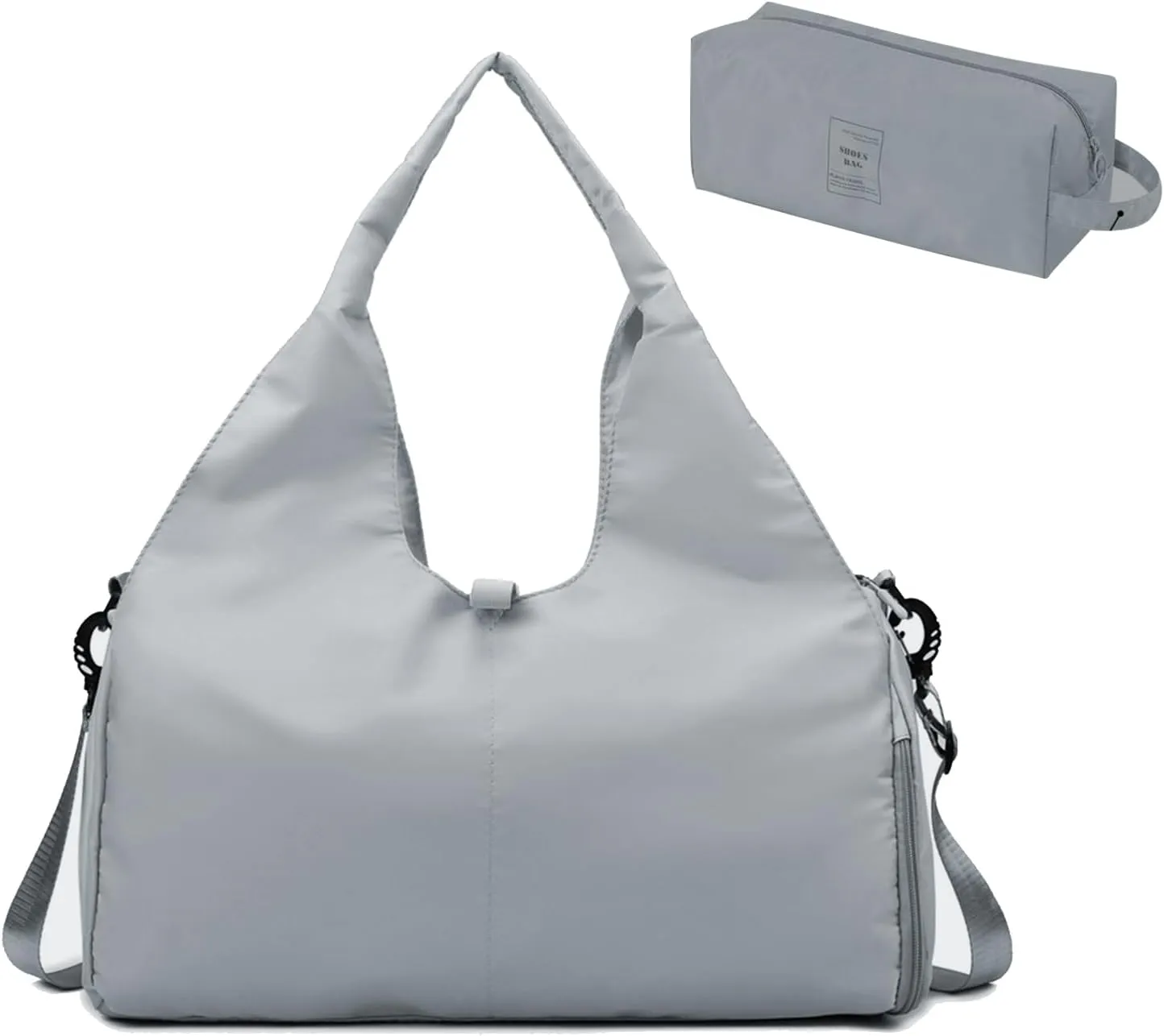 Yoga Gym Bags for Women, Tote Gym Bag with Yoga Mat Holder, with Shoes Compartment and Wet Dry Storage Pockets