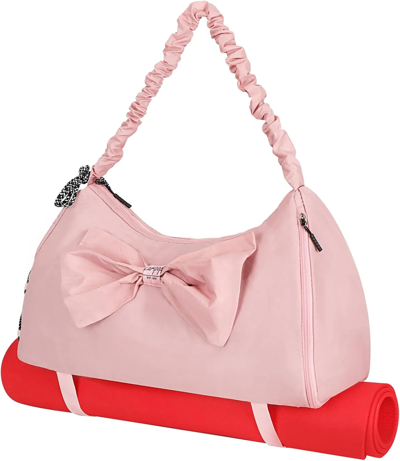 Yoga Gym Bags for Women,Butterfly Shoulder Bag with Shoes Compartment & Wet Dry Storage Pockets & Adjustable Yoga Mat Holder