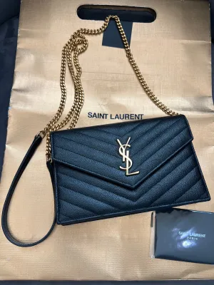 Yves Saint Laurent Cassandre envelope flap crossbody bag