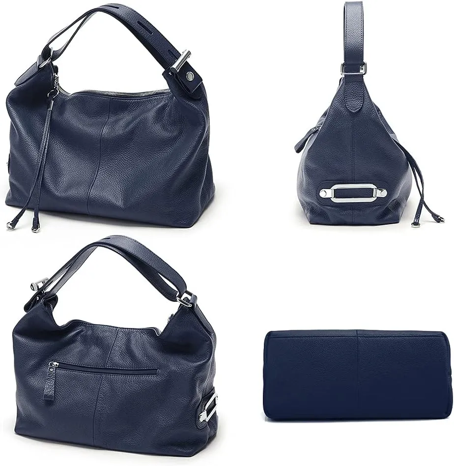 zency 6 Colors Fashion 100% Real Genuine Leather Women Shoulder Bag Handbag Lady Casual Tote