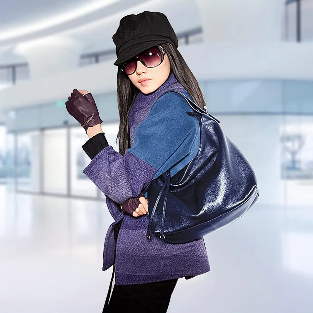 zency 6 Colors Fashion 100% Real Genuine Leather Women Shoulder Bag Handbag Lady Casual Tote
