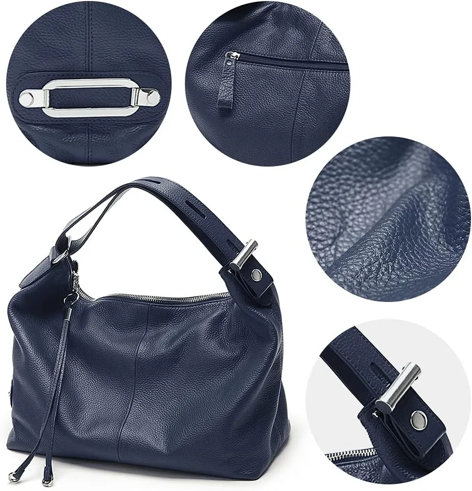 zency 6 Colors Fashion 100% Real Genuine Leather Women Shoulder Bag Handbag Lady Casual Tote
