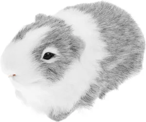Zerodeko Guinea Pig Plush Stuffed Animal, Plush Hamster Figurine Cute Guinea Pig Plush Toy Simulated Hamster Animal Figurine Soft Guinea Pig Doll