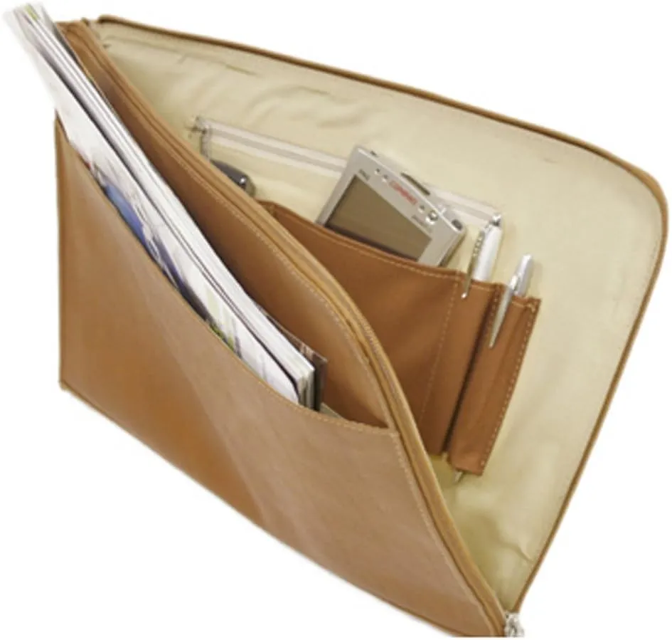 Zip Around Envelope, Saddle, One Size